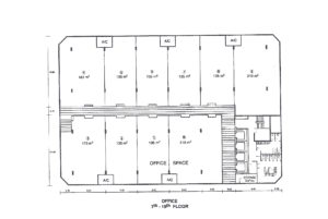 Mahatun Plaza Typical Subdivided Floor Plan