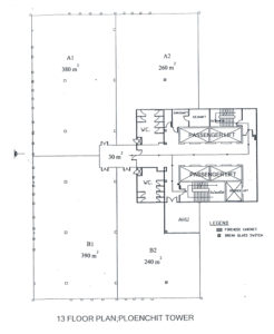 Ploenchit Tower Floor Plan Typical Subdivided Floor Plan