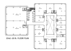 BB Building Typical Subdivided Floor Plan