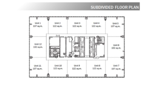 Bhiraj Tower at Bitec Typical Subdivided Floor Plan