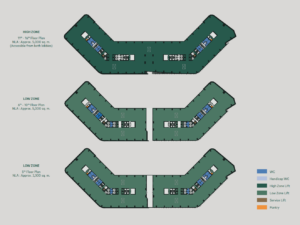 The PARQ Office Tower - Floor Plan